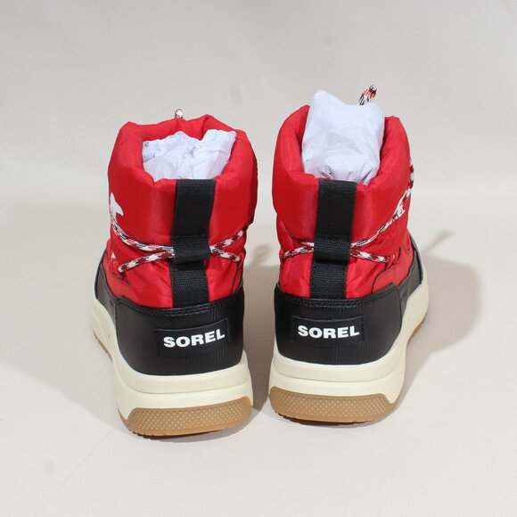 Womens SOREL Whitney III Red Size 7.5 Mid Waterproof Casual Slip On Boots - Picture 5 of 8